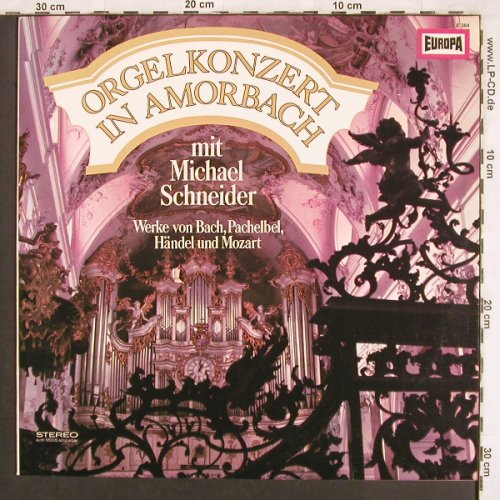 Bach,Johann Sebastian,Pachelbel...: Orgelkonzert In Amorbach, Europa(E 384), D, 1974 - LP - L7209 - 5,00 Euro