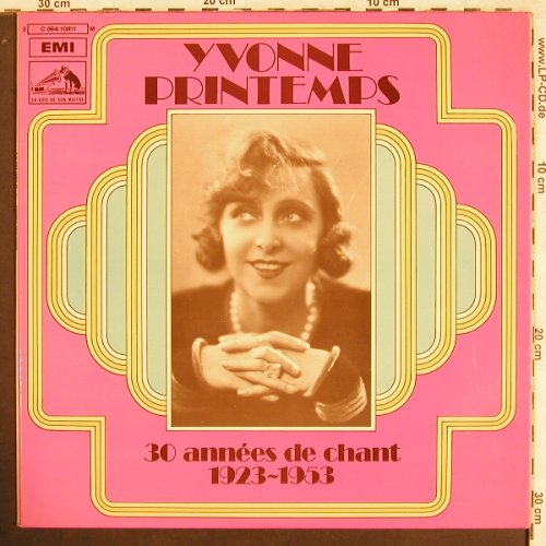 Printemps,Yvonne: 30 annes de chant, 1923-1953, Foc, EMI(C 064-10811), F,  - LP - L7227 - 7,50 Euro