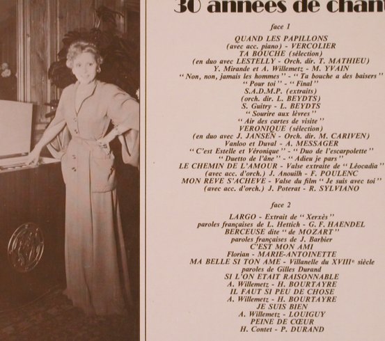 Printemps,Yvonne: 30 annes de chant, 1923-1953, Foc, EMI(C 064-10811), F,  - LP - L7227 - 7,50 Euro