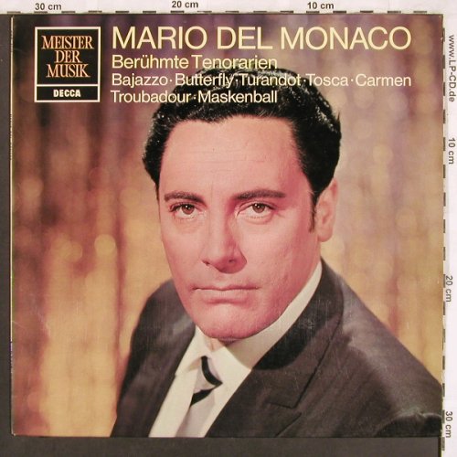 Monaco,Mario del: Berühmte Tenorarien (ital./franz.), Decca(SMD 1170), D,  - LP - L7245 - 6,00 Euro