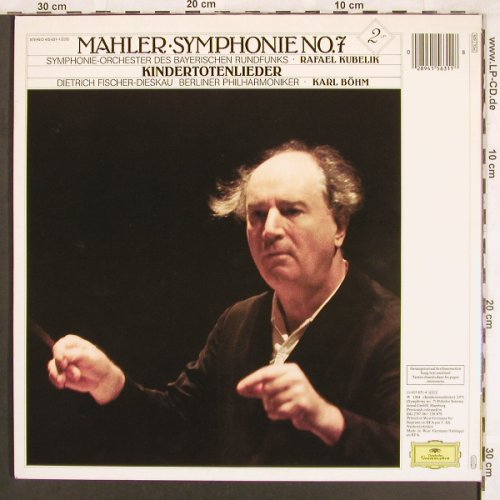 Mahler,Gustav: Sinfonie Nr.7 /Kindertotenlieder,Fo, D.Gr.(415 631-1), D,  - 2LP - L7307 - 12,50 Euro