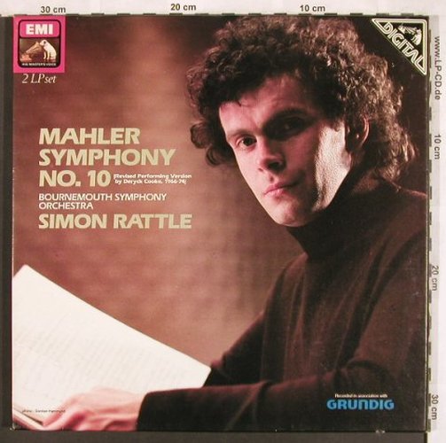 Mahler,Gustav: Sinfonie Nr. 10, Box, Fontana(SLS 5206), UK, co, 1980 - 2LP - L7311 - 12,50 Euro