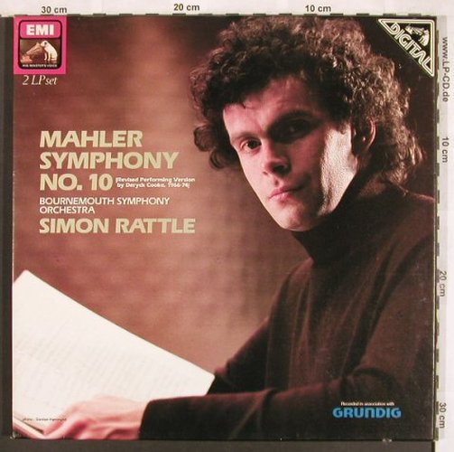 Mahler,Gustav: Sinfonie Nr. 10, Box, Fontana(SLS 5206), UK, co, 1980 - 2LP - L7311 - 12,50 Euro