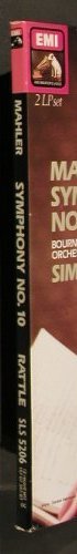 Mahler,Gustav: Sinfonie Nr. 10, Box, Fontana(SLS 5206), UK, co, 1980 - 2LP - L7311 - 12,50 Euro