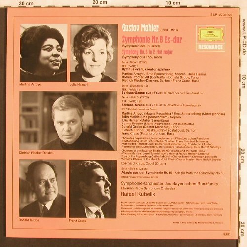 Mahler,Gustav: Sinfonie Nr.8 /Adagio a.10, Foc, D.Gr. Resonance(2726 053), D, Ri,  - 2LP - L7313 - 9,00 Euro