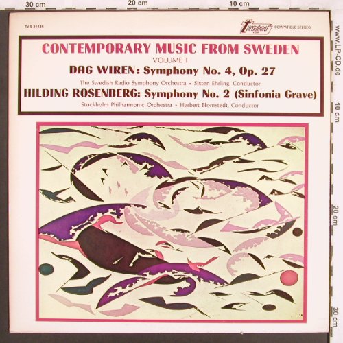 Wiren,Dag / Hilding Rosenberg: Symphony No.4,op.27/No.2,Sinf.Grave, Turnabout Vox(TV-S 34436), US,vg+/m-,  - LP - L7323 - 5,00 Euro