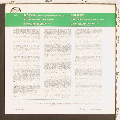 V.A.Musical Gems of t.20th Century: Stravinsky,Roussel,Milhaud,Gershwin, Supraphon, Ri(50479), CZ,vg+/m-, 1953 - LP - L7324 - 6,00 Euro