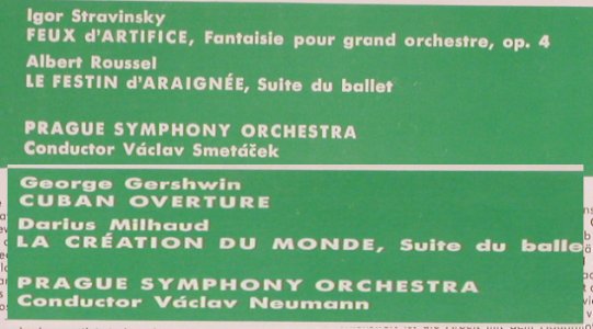 V.A.Musical Gems of t.20th Century: Stravinsky,Roussel,Milhaud,Gershwin, Supraphon, Ri(50479), CZ,vg+/m-, 1953 - LP - L7324 - 6,00 Euro