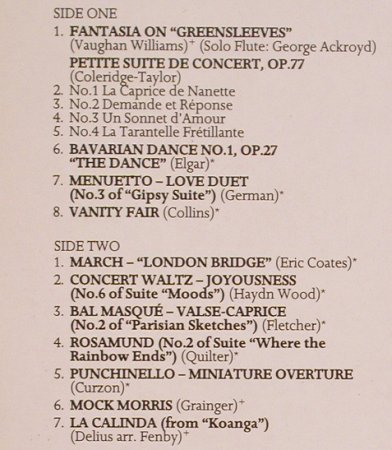V.A.Greensleeves: Petite Suite de Concert, Classic for Pleasure (CFP 4510), UK, 1970 Typ: LP Best.-Nr.: L7326 Preis: 6,00 Euro