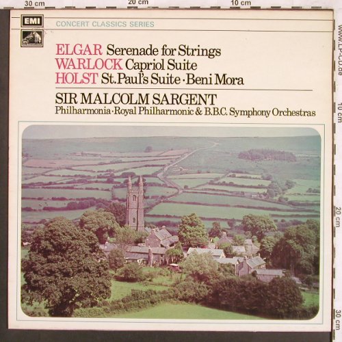 Elgar,Edward / Warlock / Holst: Serenade for Strings/Capitol Suite, EMI HMV (SXLP 30126), UK Typ: LP Best.-Nr.: L7328 Preis: 6,00 Euro