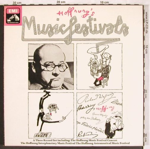 Hoffnung's Musicfestivals: 1956,1958,1961, Box, No Booklet, EMI (SLS 5069), UK, 1961 Typ: 3LP Best.-Nr.: L7330 Preis: 9,00 Euro
