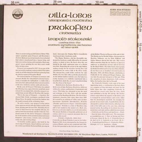 Villa-Lobos,Heitor / Prokofiev: Uirapuru & Modinha / Cinderella, Everest Records(SDBR 3016), UK, 1971 - LP - L7339 - 7,50 Euro