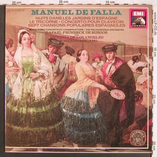 de Falla,Manuel: Le Tricorne, Nuits Dans les Jardins, La Voce Del Padrone (2C 181-52297/8), F, 1976 Typ: 2LP Best.-Nr.: L7394 Preis: 7,50 Euro