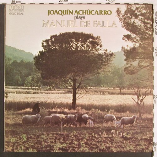 de Falla,Manuel: Vals Capricho...Seren.Andaluza, RCA Gold Seal (AGL1-1967), US, 1976 Typ: LP Best.-Nr.: L7395 Preis: 7,50 Euro