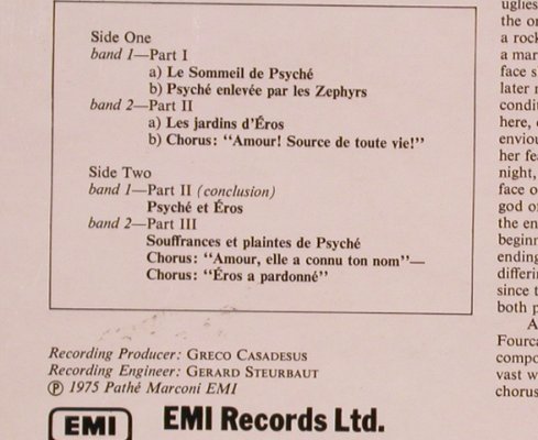 Franck,Cesar: Psyche, EMI (ASD 3164), UK, 1975 Typ: LPQ Best.-Nr.: L7402 Preis: 12,50 Euro