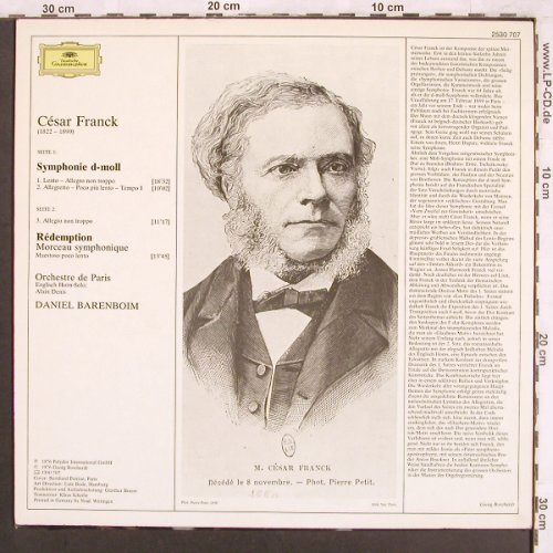 Franck,Cesar: Symphonie D-Moll, D.Gr. / Stern (2530 707), D, 1976 Typ: LP Best.-Nr.: L7405 Preis: 9,00 Euro