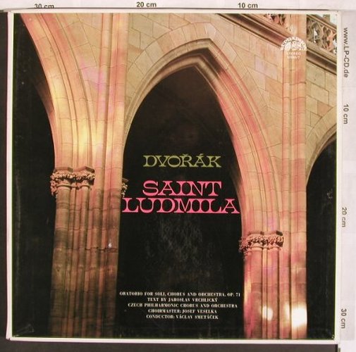Dvorak,Antonin: Saint Ludmilla, op.71, Box, Supraphon(50 585 7), CZ, 1975 - 3LP - L7411 - 12,50 Euro
