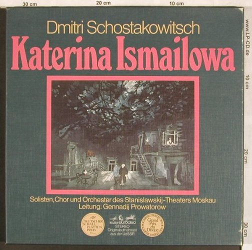 Schostakowitsch,Dmitri: Katerina Ismailowa, Box --> vg+, Melodia Eurodisc(89 507 XGR), D, 1976 - 4LP - L7430 - 20,00 Euro