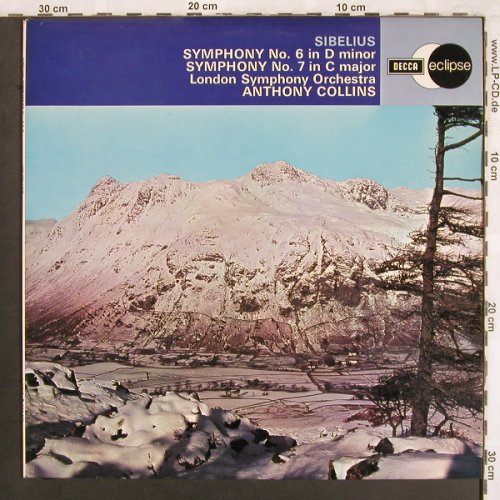 Sibelius,Jean: Sinfonien Nr.6 & 7, Decca Eclipse(ECS 603), UK, 1971 - LP - L7436 - 6,00 Euro