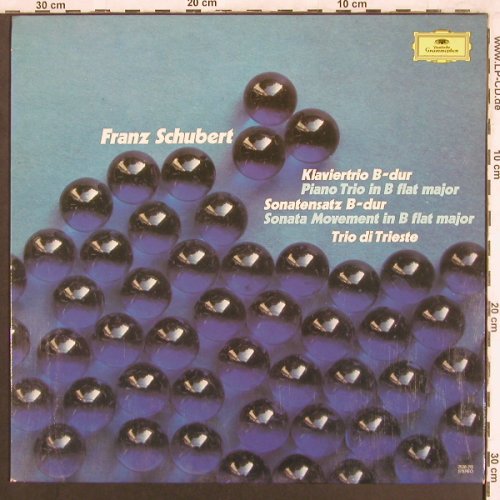 Schubert,Franz: Klaviertrio B-dur/Sonatensatz B-dur, D.Gr. (2538 213), D Typ: LP Best.-Nr.: L7447 Preis: 6,00 Euro