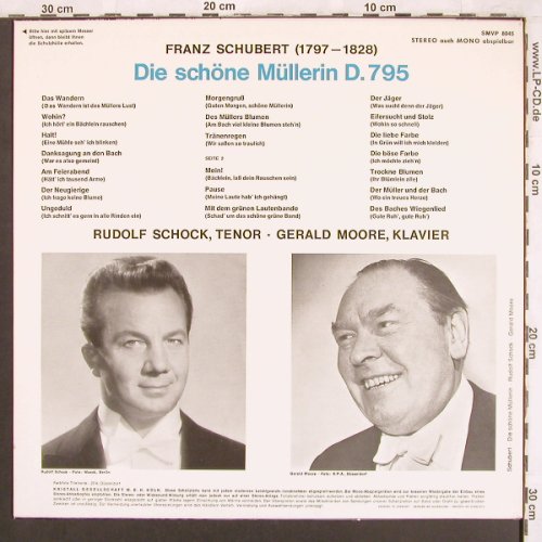 Schubert,Franz: Die schöne Müllerin, D.795, Volksplatte (SMVP 8045), D Typ: LP Best.-Nr.: L7450 Preis: 6,00 Euro