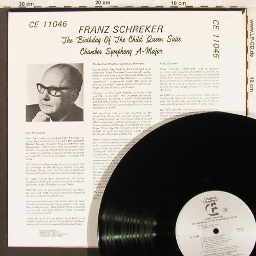 Schrecker,Franz: The Birthday of the Child-Queen Sui, Classical Excellence (CE 11046), US, 1977 Typ: LP Best.-Nr.: L7471 Preis: 12,50 Euro