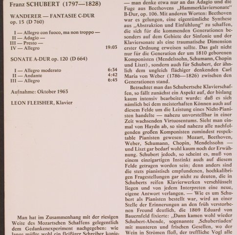 Schubert,Franz: Wanderer-Fantasie c-dur D.760,op120, CBS(61 641), D, 1975 - LP - L7473 - 7,50 Euro