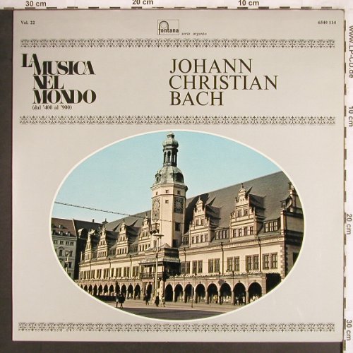 Bach,Johann Christian: Sinfonia in bem.magg,op.18 n.1, Fontana Argento (Vol.22) (6540 114), I Typ: LP Best.-Nr.: L7500 Preis: 5,00 Euro