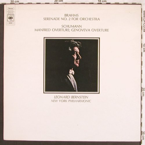 Brahms,Johannes / Schumann: Serenade Nr.2 / Manfred Ouverture, CBS(73 197), UK, 1973 - LP - L7507 - 5,00 Euro