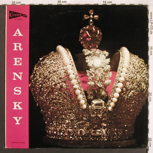 Arensky,Anton: Konzert f.Klavier m.Orchbegl. Op.2, Candide (CE 31 029), D Typ: LP Best.-Nr.: L7510 Preis: 12,50 Euro