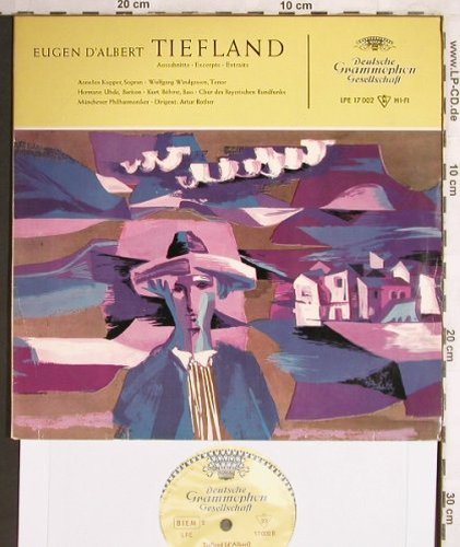 d'Albert,Eugène: Tiefland, D.Gr. (LPE 17 002), D, 1958 Typ: 10" Best.-Nr.: L7511 Preis: 6,00 Euro