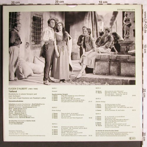 d'Albert,Eugène: Tiefland, Foc, Eurodisc (27 666 XFR), D, 1976 Typ: 3LP Best.-Nr.: L7512 Preis: 9,00 Euro