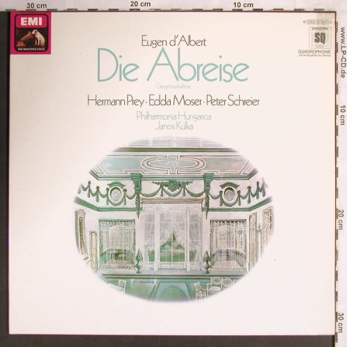 d'Albert,Eugène: Die Abreise - Gesamtaufnahme, Foc, EMI (065-30 800 Q), D, 1972 Typ: LPQ Best.-Nr.: L7513 Preis: 6,00 Euro