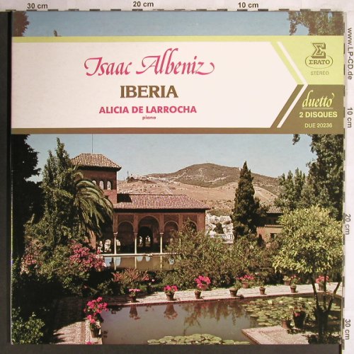 Albeniz,Isaac: Iberia, Foc, woc, Erato (DUE 20236/37), F Typ: 2LP Best.-Nr.: L7516 Preis: 7,50 Euro
