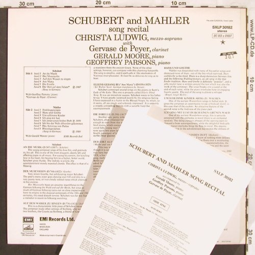 Ludwig,Christa: Schubert & Mahler-Song Recital, EMI(SXLP 30182), UK, Ri,  - LP - L7565 - 12,50 Euro