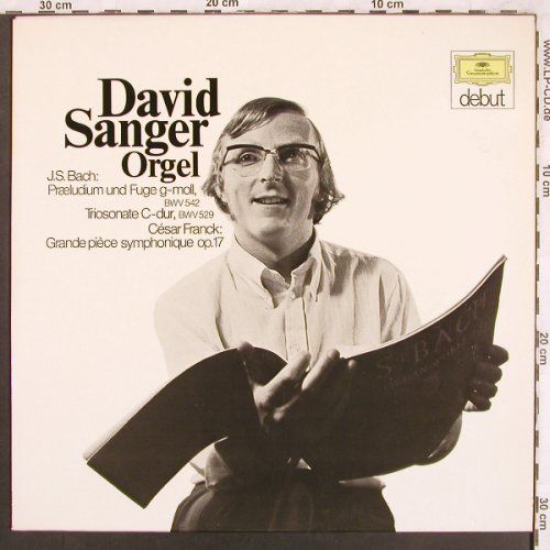 Sanger,David: Bach:Praeludium uFuge g-moll,BWV542, D.Gr. Debut(2555 012), D, 1974 - LP - L7567 - 5,00 Euro
