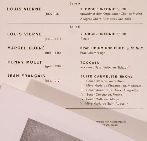 V.A.Walcker-Orgel: der Dankeskirche Bad Nauheim, Psallite(67/170 868 PET), D, Mono, 1968 - LP - L7570 - 9,00 Euro