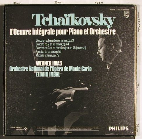 Tschaikowsky,Peter: L'Oeuvre Intrgrale Pour Piano et Or, Philips(6703 033), F, Box, 1972 - 3LP - L7582 - 15,00 Euro