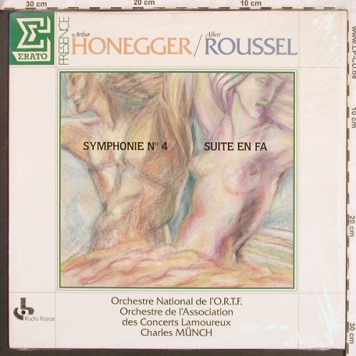 Honegger,Arthur / Roussel: Sinfonien No.4 / Suite En Fa, Erato(EPR 15554), F, Ri, 1967 - LP - L7584 - 6,00 Euro