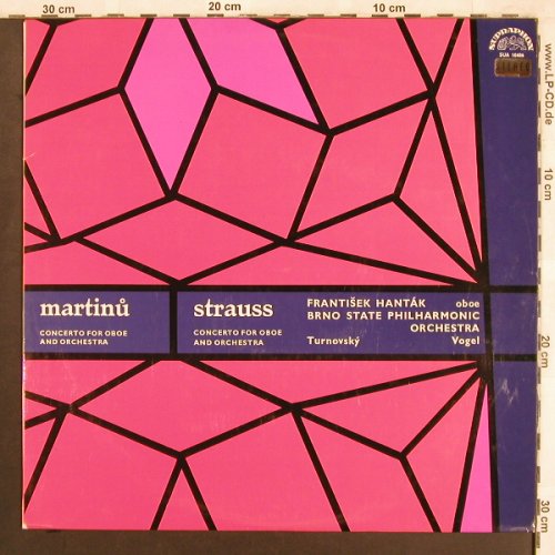 Martinu,Bohuslav / Richard Strauss: Concerto for Oboe and Orchestra, Supraphon(SUA ST 50486), CZ,vg+/m-,  - LP - L7586 - 6,00 Euro