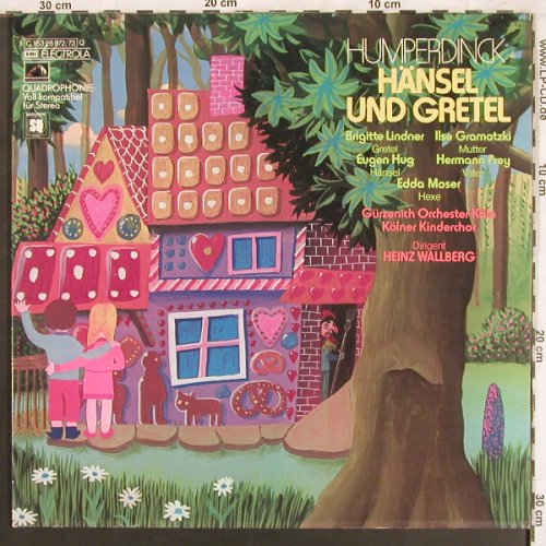 Humperdinck,Engelbert: Hänsel und Gretel, Foc, EMI Electrola (C 163-28972/73Q), D, 1974 Typ: 2LPQ Best.-Nr.: L7590 Preis: 7,50 Euro