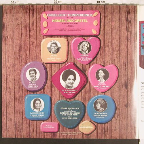 Humperdinck,Engelbert: Hänsel und Gretel, Foc, EMI Electrola (C 163-28972/73Q), D, 1974 Typ: 2LPQ Best.-Nr.: L7590 Preis: 7,50 Euro