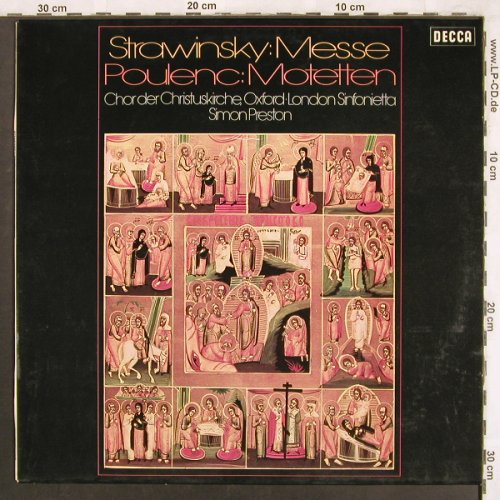 Strawinsky,Igor / Poulenc: Messe / Motetten, Decca(6.41875 AW), D, 1973 - LP - L7611 - 6,00 Euro