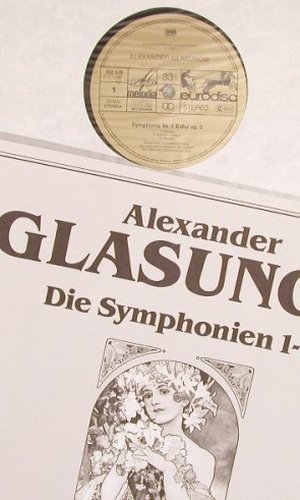 Glasunow,Alexander: Die Symphonien 1-8, Box, Melodia/Eurodisc(302 631-450), D, 1986 - 6LP - L7621 - 40,00 Euro