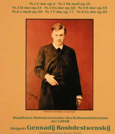 Glasunow,Alexander: Die Symphonien 1-8, Box, Melodia/Eurodisc(302 631-450), D, 1986 - 6LP - L7621 - 40,00 Euro