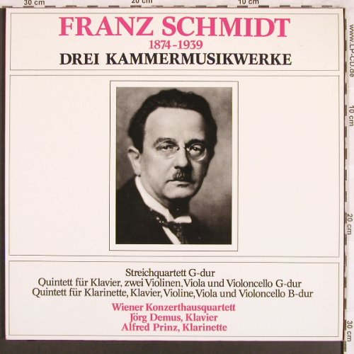 Schmidt,Franz: Drei Kammermusikwerke, Foc, Preiser Records (SPR 3246/47), A Typ: 2LP Best.-Nr.: L7629 Preis: 14,00 Euro