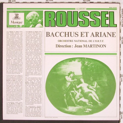 Roussel,Albert: Bacchus et Ariane, Erato(MUS 19048), F,  - LP - L7630 - 6,00 Euro