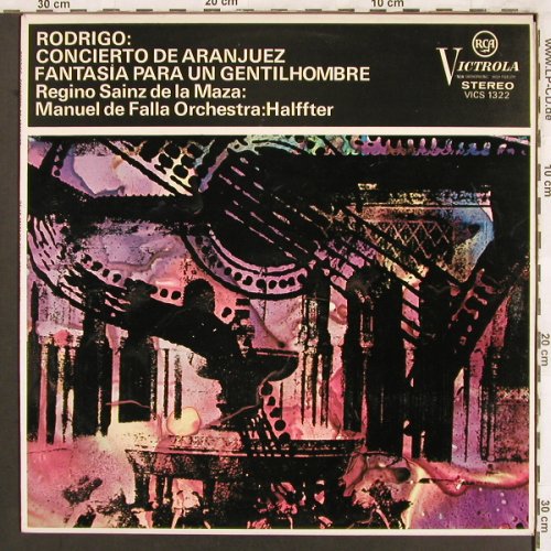 Rodrigo,Joaquin: Concierto de Aranjuez/Fantasia para, RCA Victrola (VICS 1322), UK, Ri Typ: LP Best.-Nr.: L7632 Preis: 6,00 Euro
