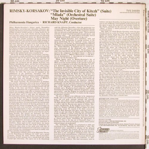 Rimsky-Korsakov,Nicolai: The Invisible City of Kitezh(Suite), Turnabout Vox(TVS 34689), UK, 1978 - LP - L7634 - 7,50 Euro