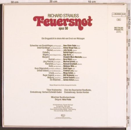 Strauss,Richard: Feuersnot op.50, Box, Singgedicht, Arcanta(40.23530), D, m /vg+,  - 2LP - L7636 - 12,50 Euro